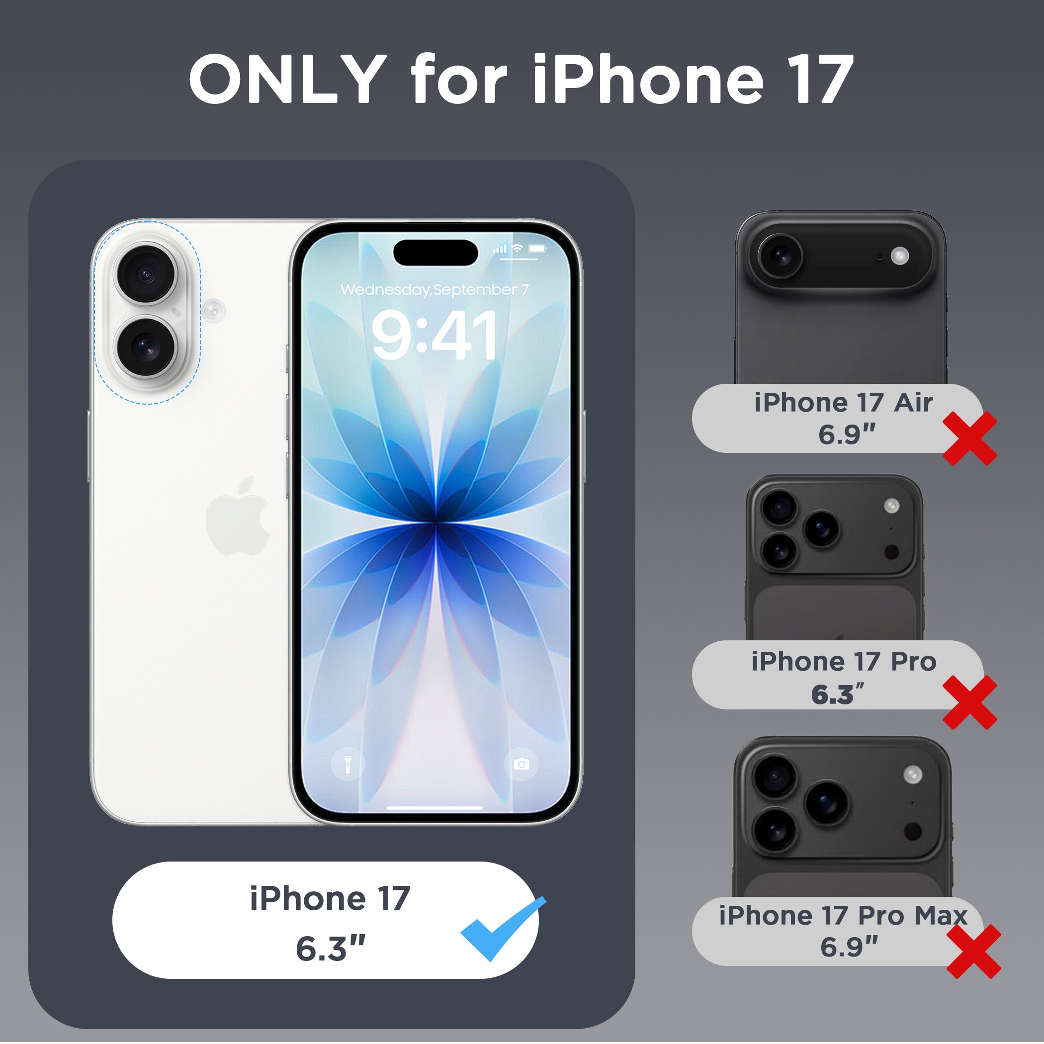 CACOE Magnetic Case for iPhone 17 6.3 inch