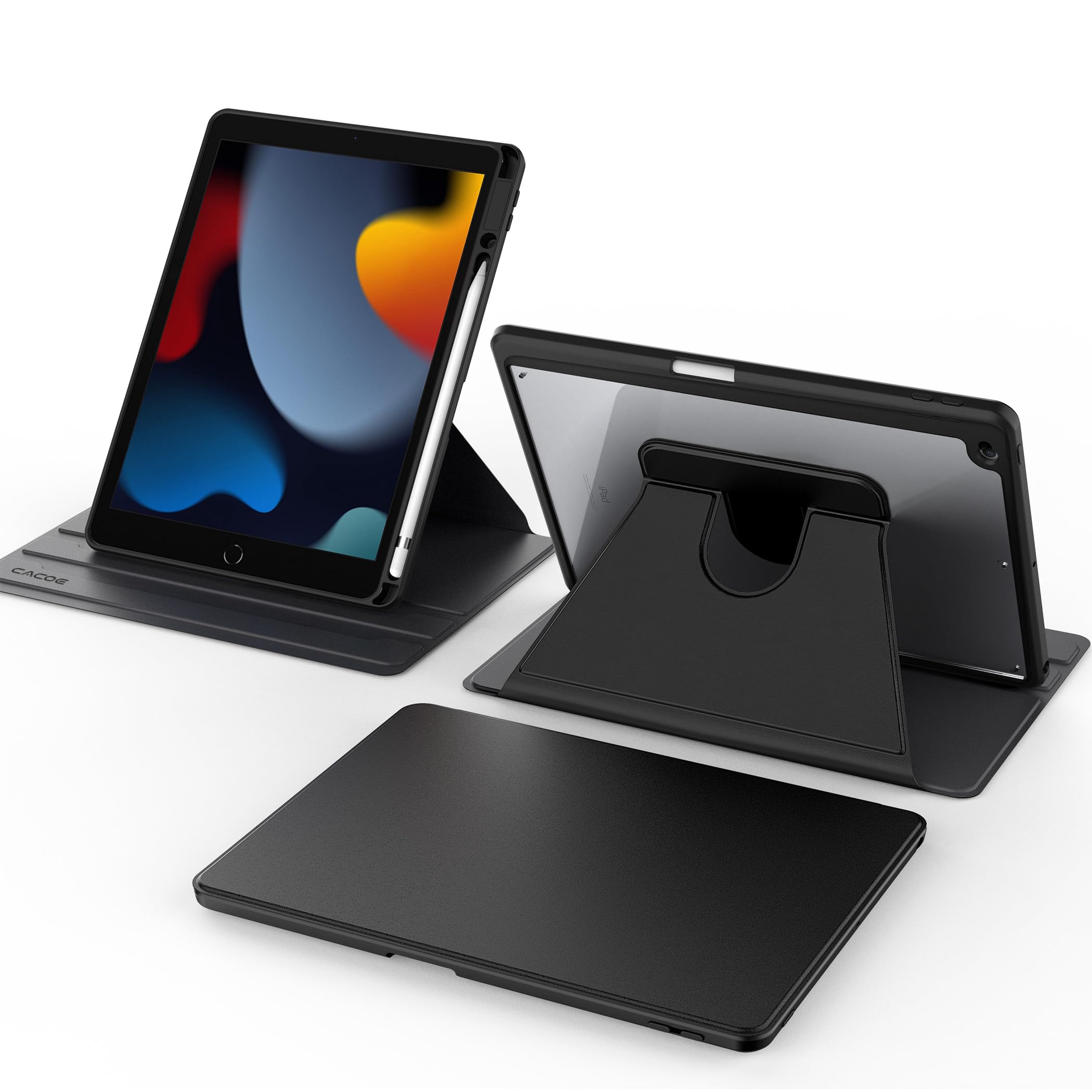CACOE Hülle für iPad 9./ 8./ 7. Generation 10,2 Zoll mit Stifthalter