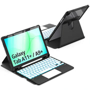 CACOE Rotate Case Keyboard for Samsung Galaxy Tab A11/A9 Plus with Touchpad