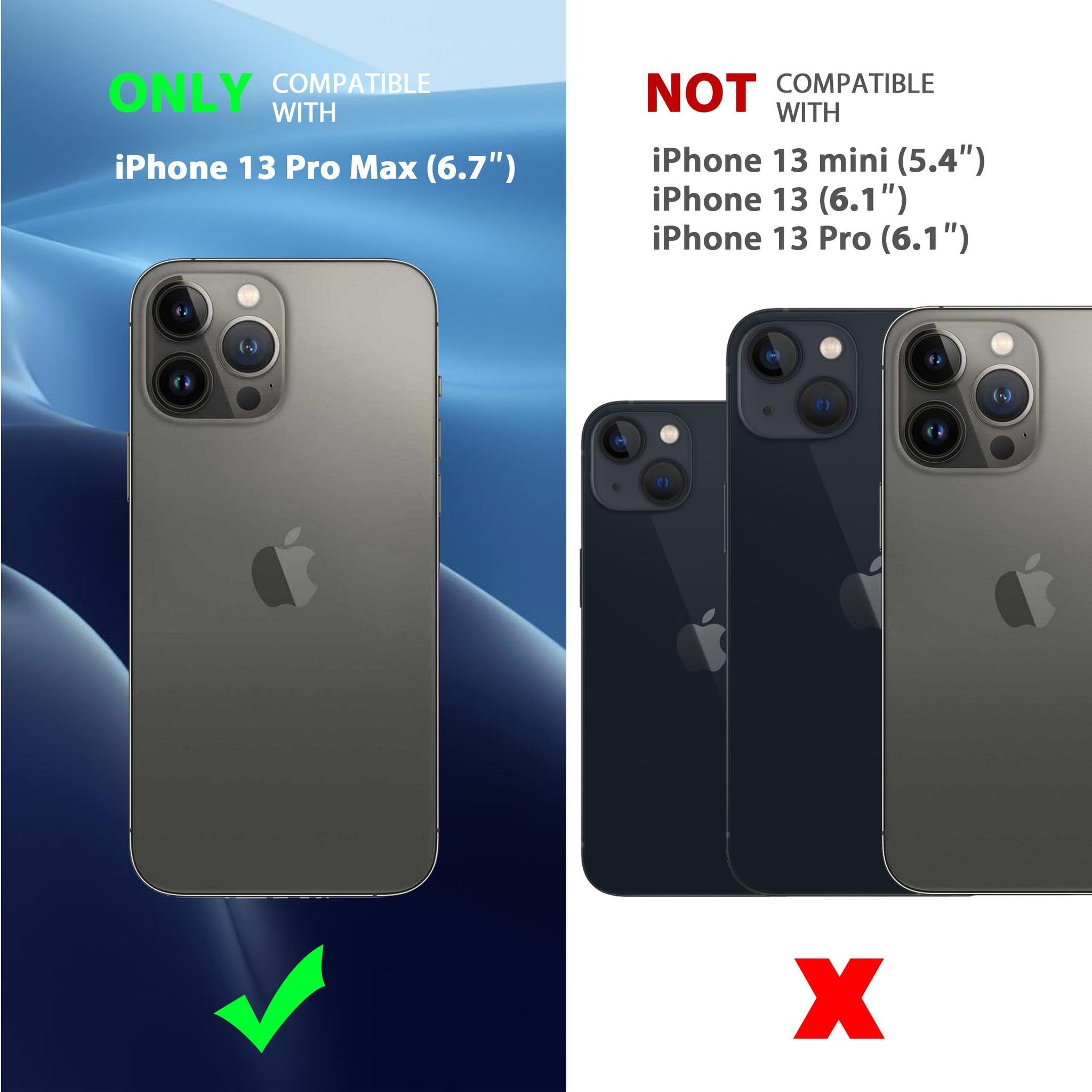 CACOE Magnetic Case for iPhone 13 Pro Max 6.7 inch-Compatible with MagSafe & Magnetic Car Phone Mount,Anti-Fingerprint TPU Thin Phone Cases Cover Protective Shockproof(Black)