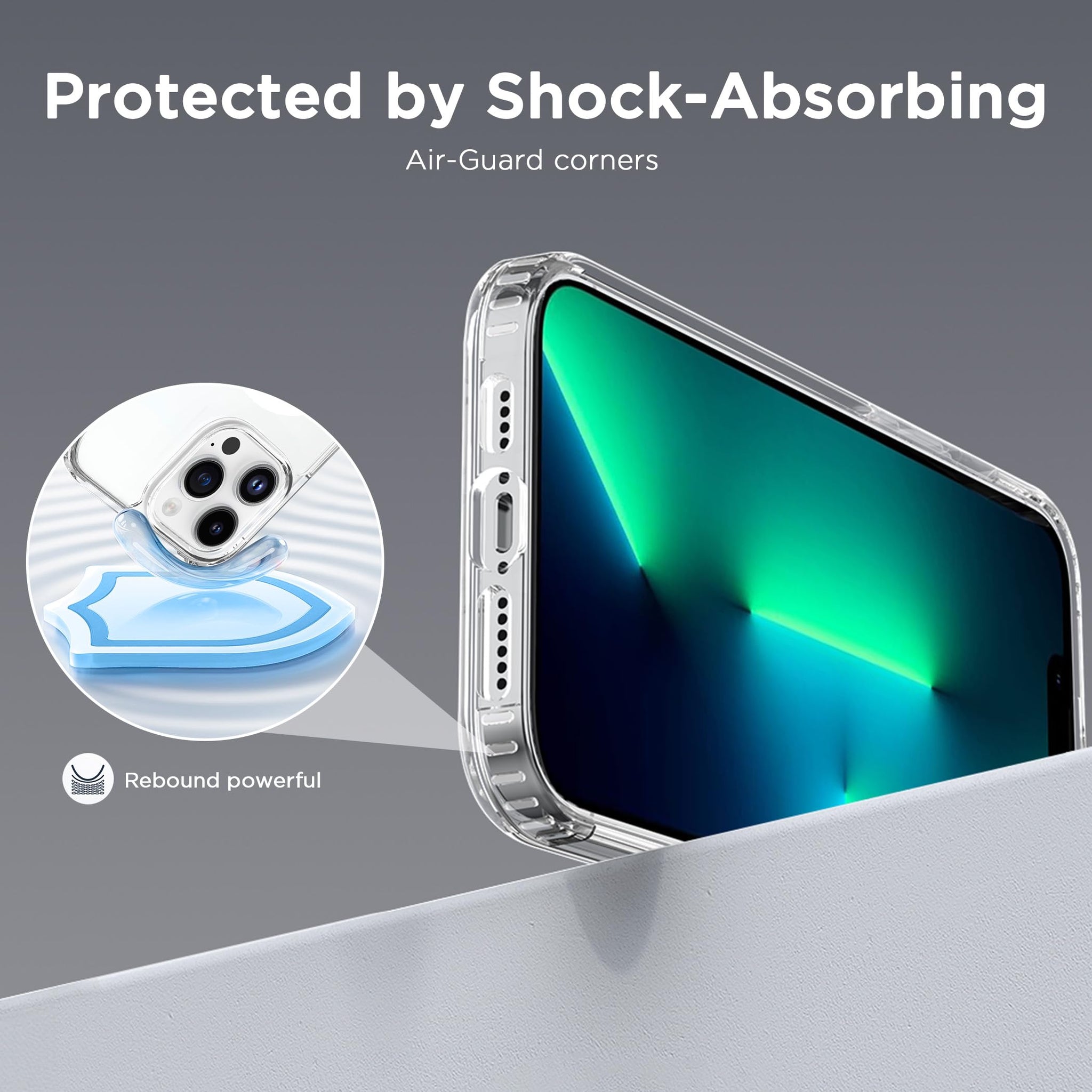CACOE Magnetic Case for iPhone 13 Pro Max 6.7 inch-Compatible with MagSafe & Magnetic Car Phone Mount,Not Yellowing Anti-Scratch (Clear)