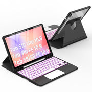 CACOE 360° Keyboard Case for Samsung Galaxy Tab S10 Lite 5G/S10 FE/S9 FE/S9--Clavier AZERTY Français