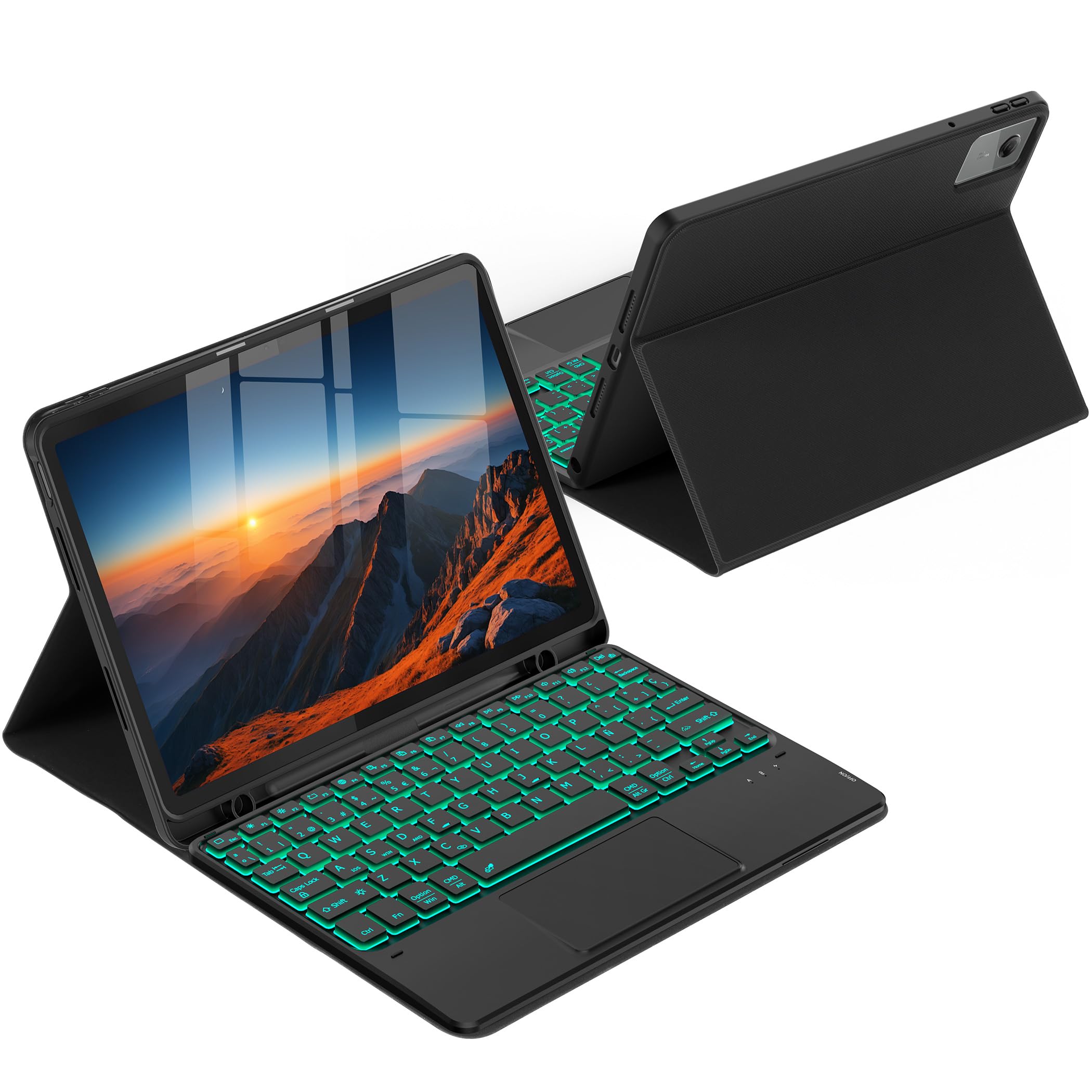CACOE Funda Teclado para Lenovo Idea Tab 2025 de 11 Pulgadas con Touchpad