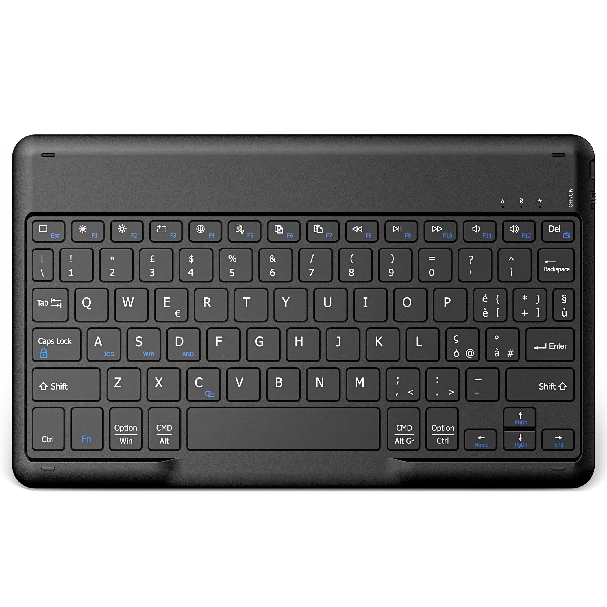 EasyAcc Bluetooth Tastiera Wireless per iPad/Samsung Tablet/Android/iOS