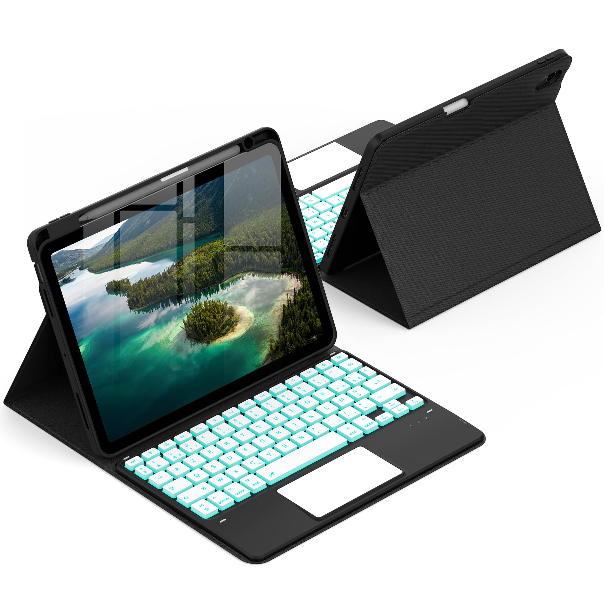 CACOE Coque Clavier pour iPad Air 11 Pouces (M4 2026/M3 2025/M2 2024)
