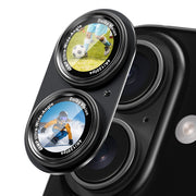 CACOE Camera Lens Protector for iPhone 16/16 Plus/17with Metal Frame,Anti-Scratch