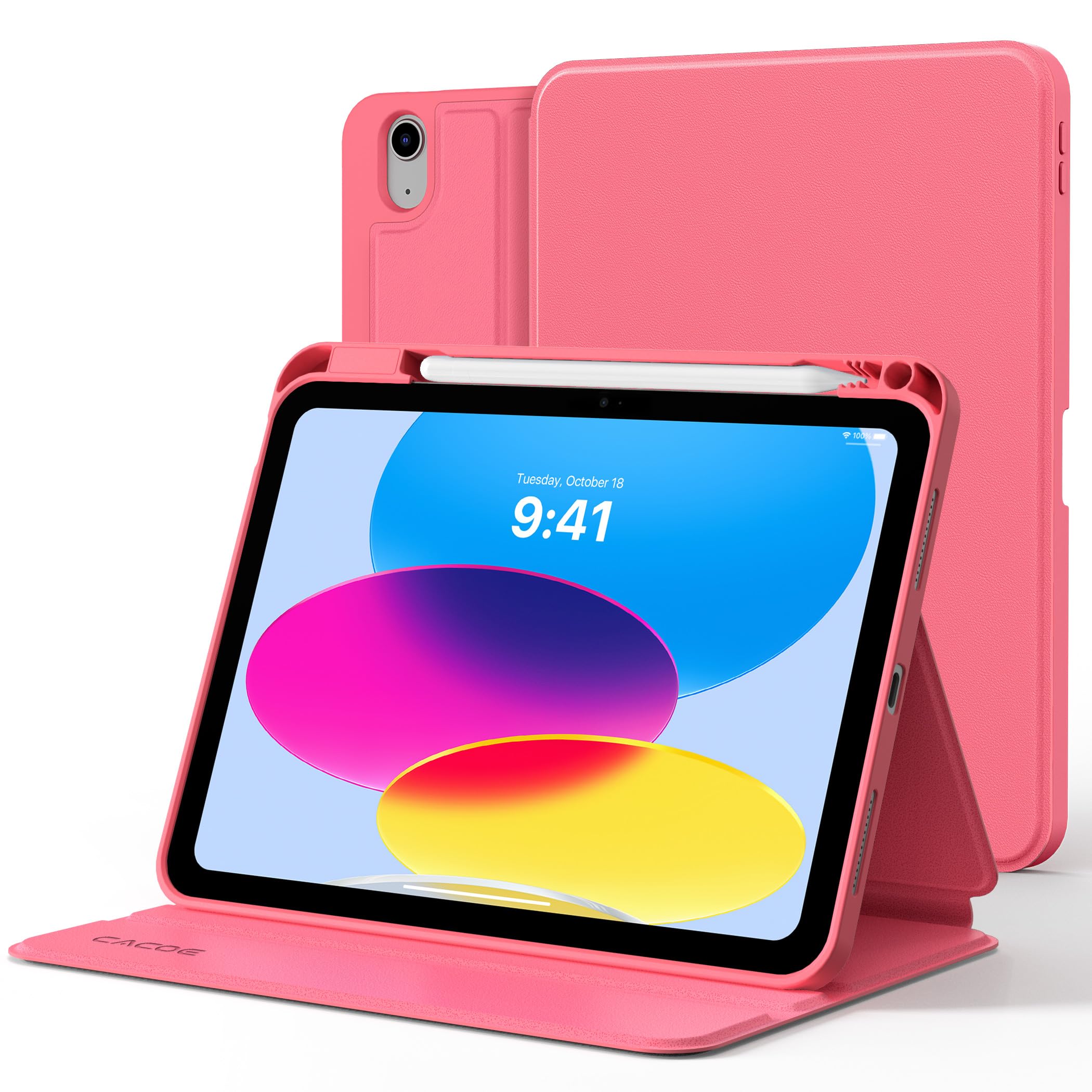 CACOE Hülle für iPad (A16) 11./10. Generation (2025/2022) mit Stifthalter