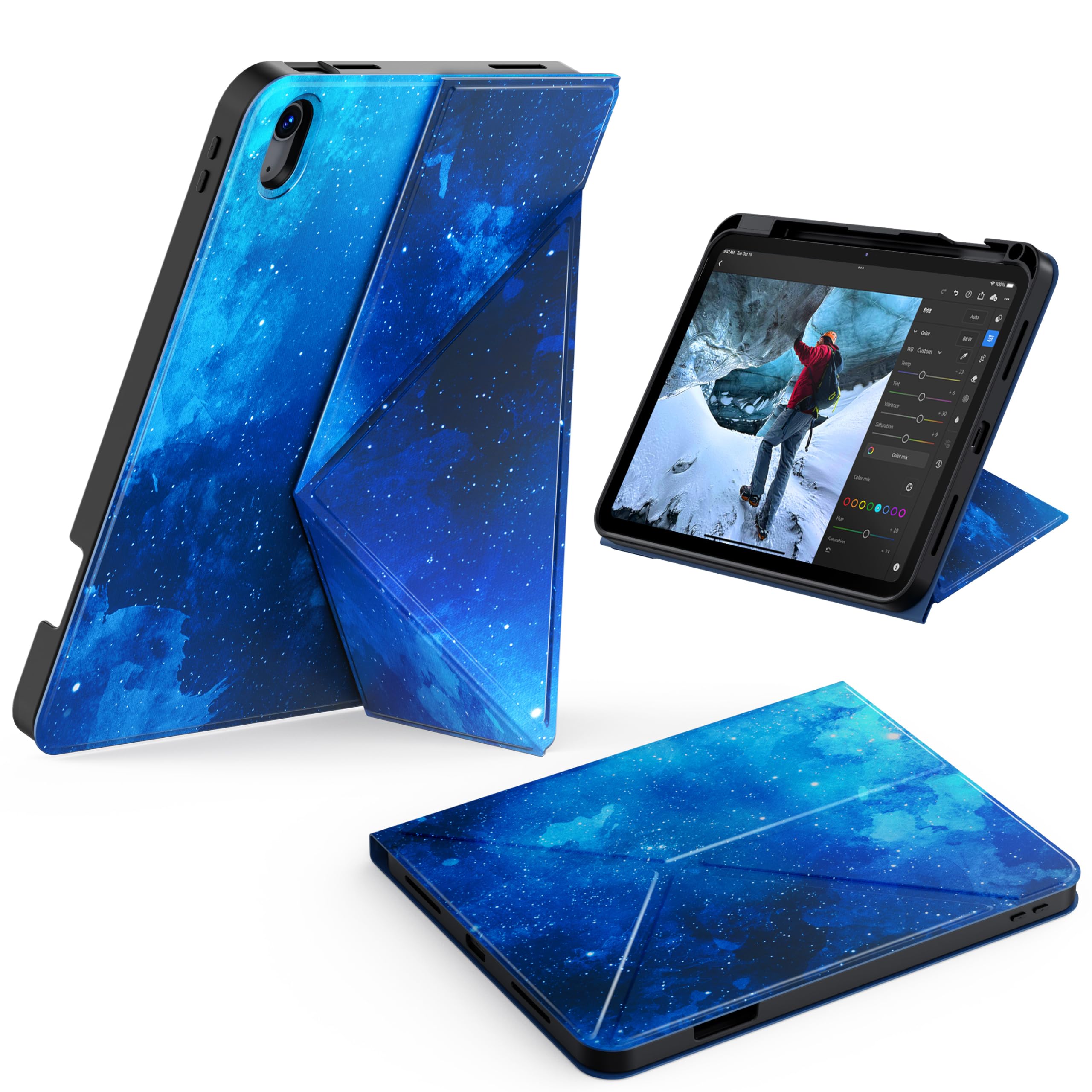 CACOE Hülle für iPad (A16) 11./10. Generation (2025/2022) mit Stifthalter