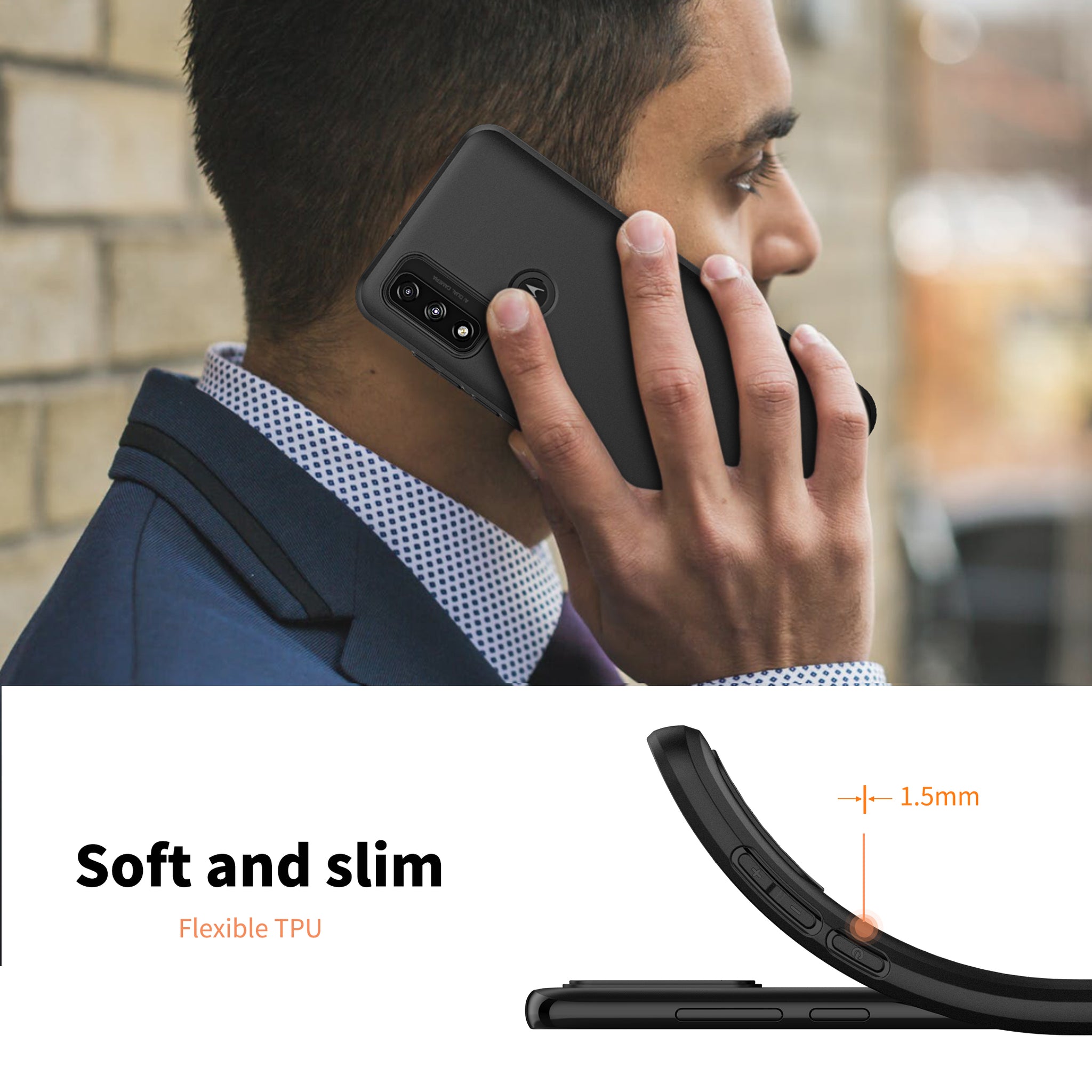 CACOE Slim Case for Moto G Pure/Moto G Power 2022