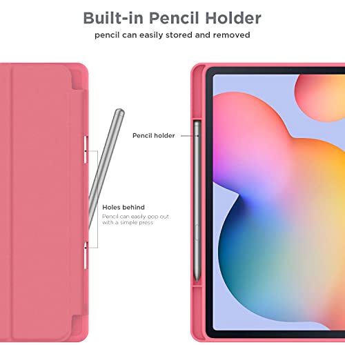 CACOE Case Compatible with Samsung Galaxy Tab S6 Lite 2022/2020 10.4 Inch with Pen Holder