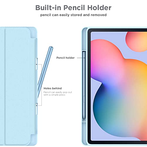 CACOE Case for Samsung Galaxy S6 Lite Tablet with Pencil Holder(SM-P610/P613/P615/P619)