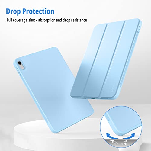 CACOE Case for iPad 10th Generation with Pencil Holder 2022 10.9 inch