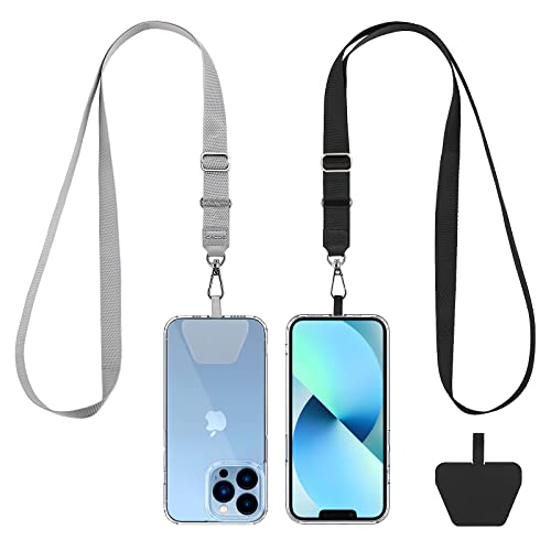 CACOE mobile phone chain universal 2 packs - 2× adjustable neck strap
