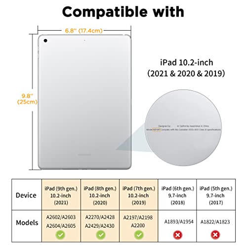 CACOE Case Compatible with iPad 10.2 inch 2020 9th/ 8th / 7th Gen