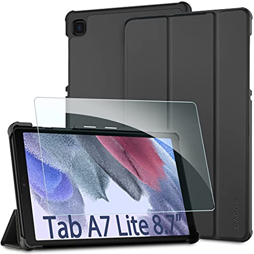 CACOE Case and Tempered Glass Compatible with Samsung Galaxy Tab A7 Lite