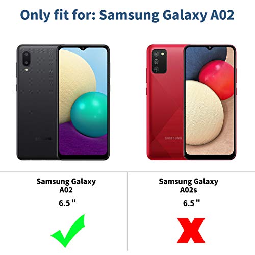 CACOE Case for Samsung Galaxy A02 with Screen Protector