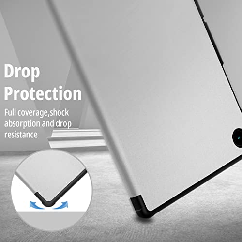 CACOE Compatible with Samsung Galaxy Tab A8 10.5 2022/2021 Case with Tempered Glass