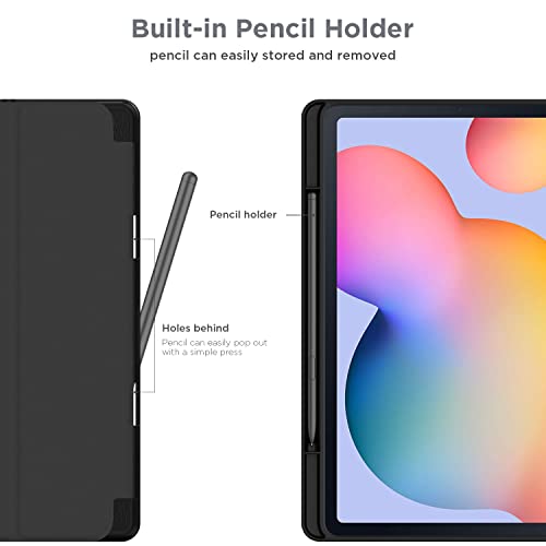 CACOE Case for Samsung Galaxy S6 Lite Tablet with Pencil Holder(SM-P610/P613/P615/P619)