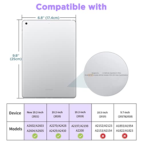 CACOE Case Compatible with iPad 10.2 inch 2020 8th Gen 2019 7th Gen