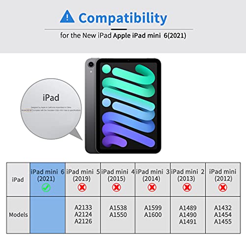 CACOE Magnetic Case Compatible with iPad Mini 6 2021