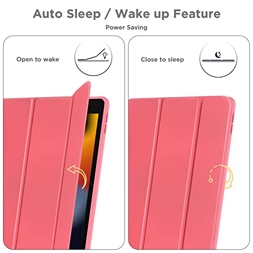 CACOE Case iPad 10.2 inch 2021/2020/2019, iPad Case 9th Gen/8th Gen/7th Gen with Pen Holder