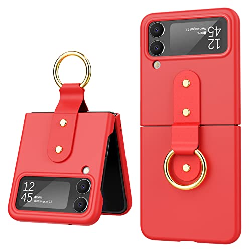 Case for Samsung Galaxy Z Flip 4 5G with Ring Kickstand