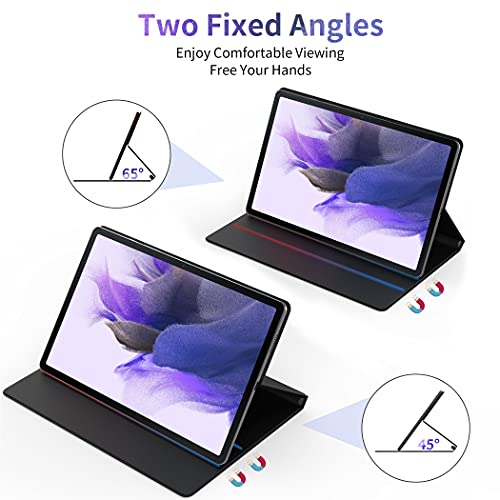 CACOE Case Compatible with Samsung Galaxy Tab S7 FE 12.4 5G 2021/ Plus 12.4 2020