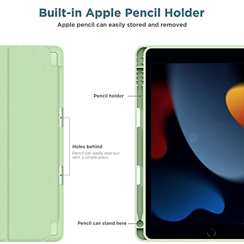 CACOE Cover Case Compatible with iPad 10.2inch 2021 /2020 / 2019
