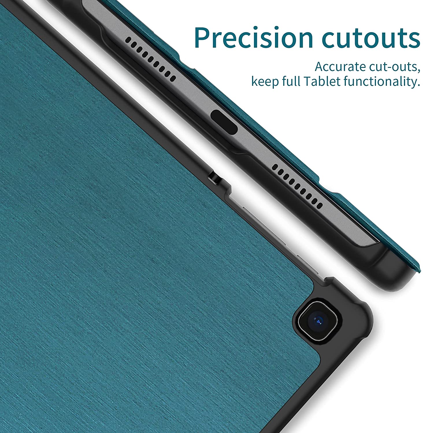 CACOE Case and Tempered Glass Compatible with Samsung Galaxy Tab A7 Lite