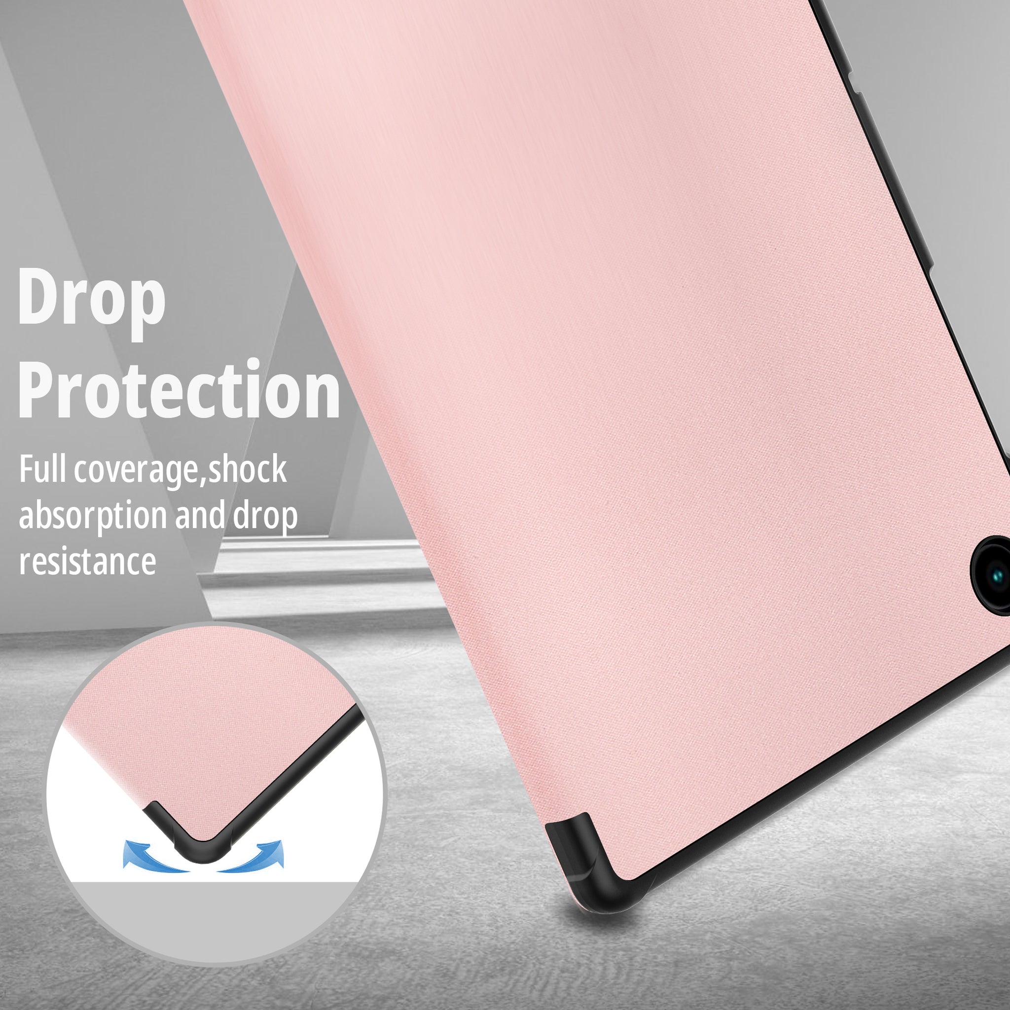 CACOE Compatible with Samsung Galaxy Tab A8 10.5 2021 case with tempered glass