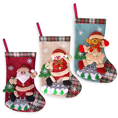 CACOE Christmas Stocking Set 3 Pcs