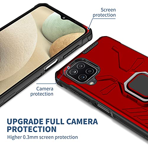 CACOE Case for Samsung Galaxy A12 with 2 Pack Screen Protector