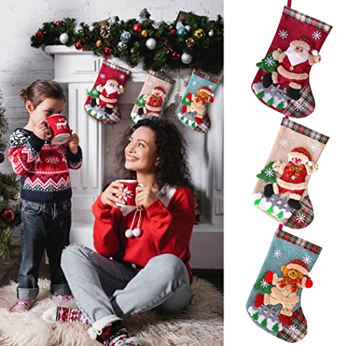 CACOE Christmas Stocking Set 3 Pcs