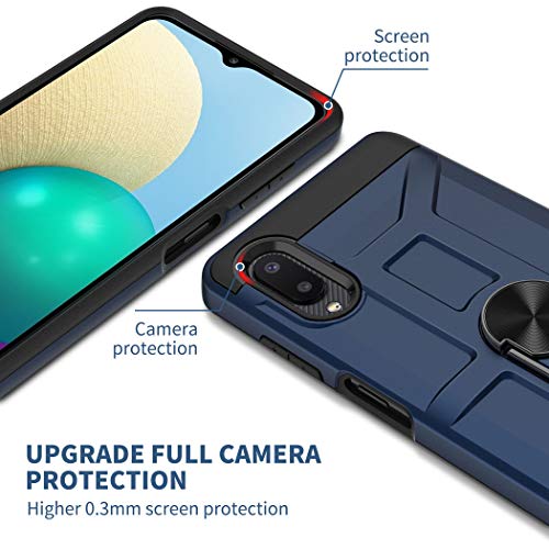 CACOE Case for Samsung Galaxy A02 with Screen Protector