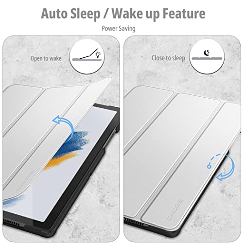 CACOE Compatible with Samsung Galaxy Tab A8 10.5 2022/2021 Case with Tempered Glass