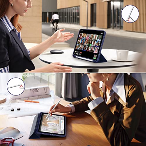 CACOE Case for iPad 10th Generation with Pencil Holder 2022 10.9 inch