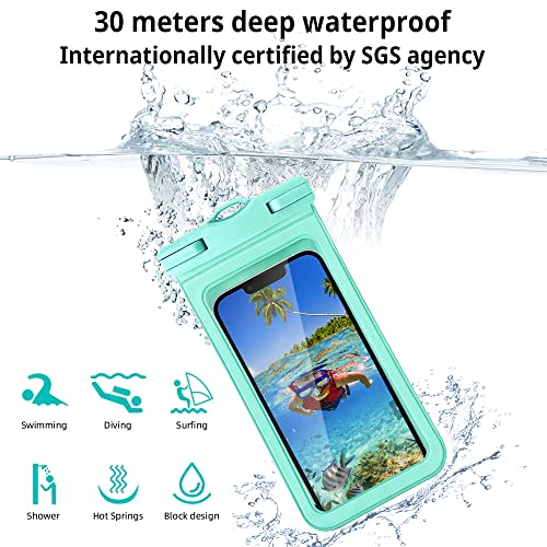 CACOE 2 piece waterproof cell phone case 7.0 inch waterproof cell phone case with integrated TPU seal design