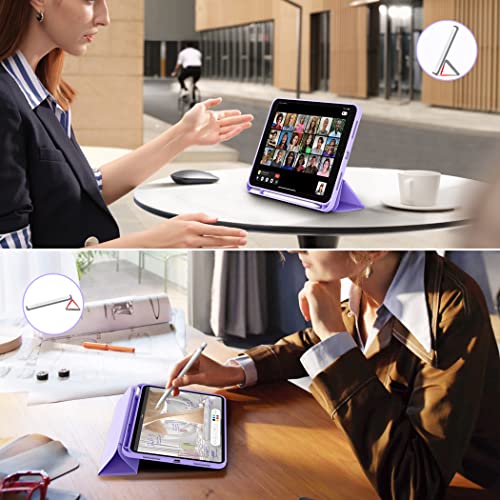 CACOE Case for iPad 10th Generation with Pencil Holder 2022 10.9 inch