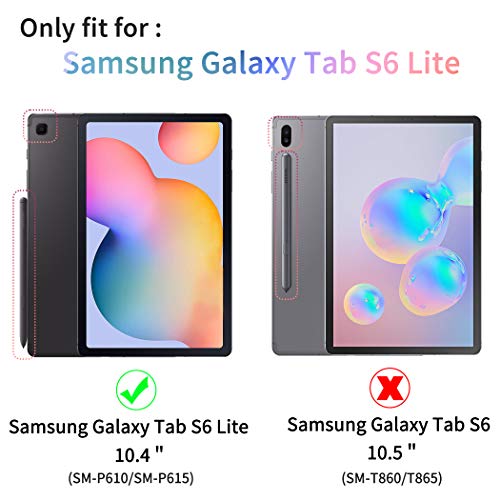 Book Cover with S Pen Slot for Tab S6 Lite(10.4 inch)