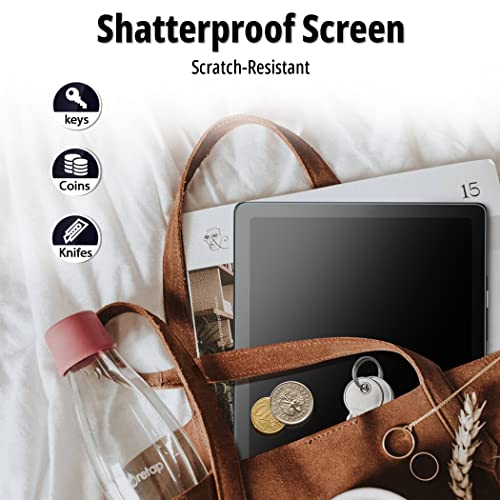CACOE Compatible with Samsung Galaxy Tab A8 10.5 2022/2021 Case with Tempered Glass