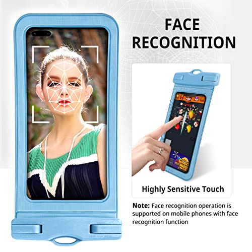 CACOE 2 Pcs Waterproof Phone Pouch 7" and 9"