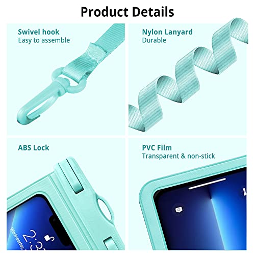 CACOE 2 piece waterproof cell phone case 7.0 inch waterproof cell phone case with integrated TPU seal design
