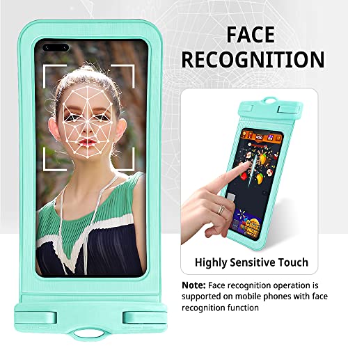 CACOE 2 piece waterproof cell phone case 7.0 inch waterproof cell phone case with integrated TPU seal design