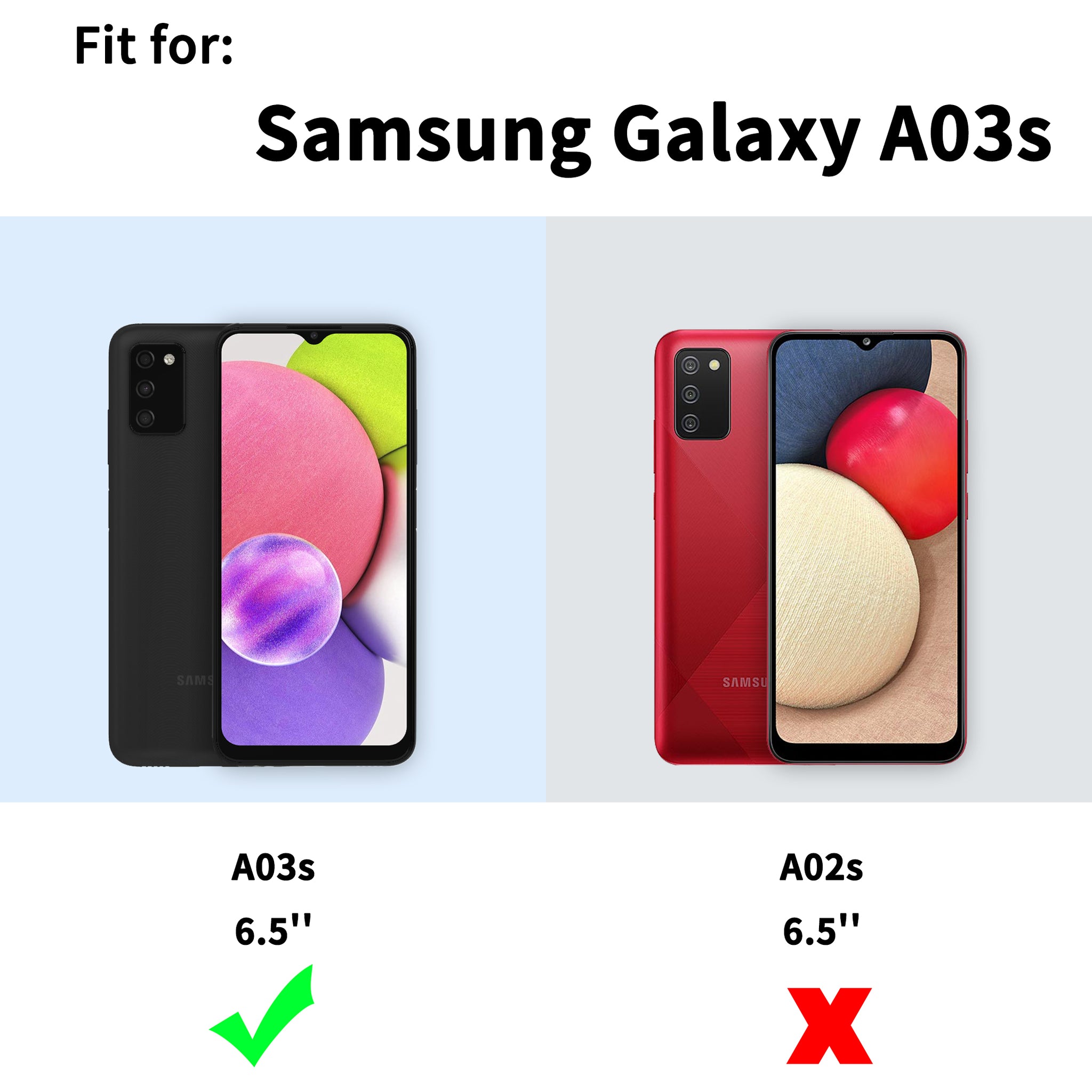 CACOE Slim Case for Samsung Galaxy A03s
