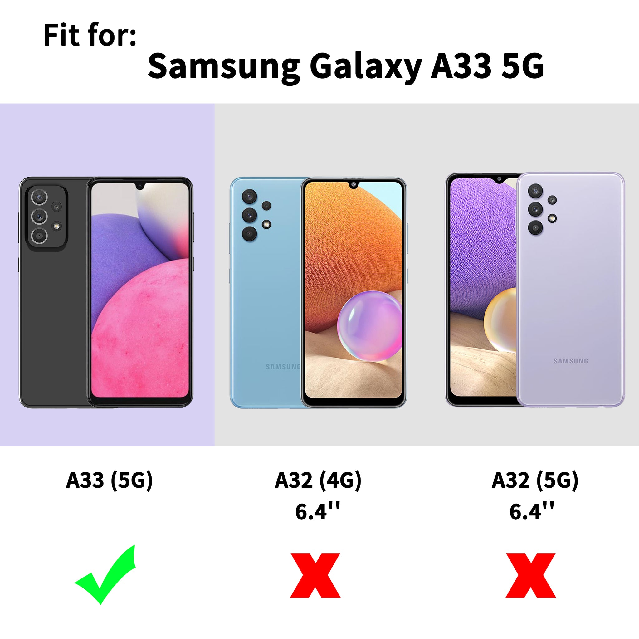 CACOE Slim Case for Samsung Galaxy A33 5G