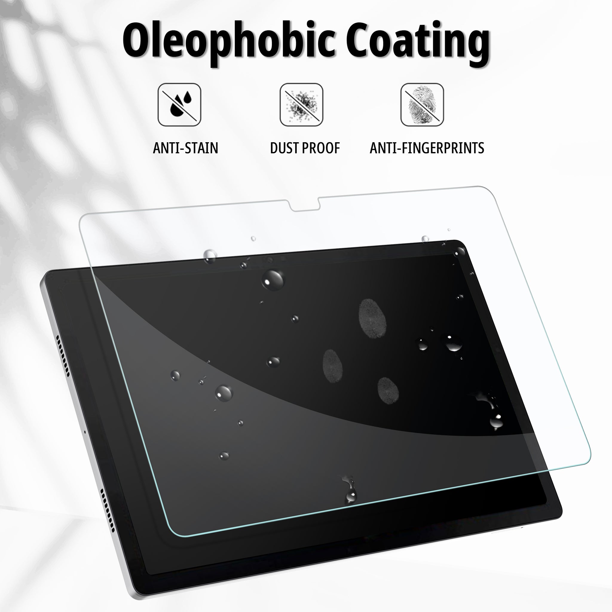 CACOE Compatible with Samsung Galaxy Tab A8 10.5 2021 case with tempered glass