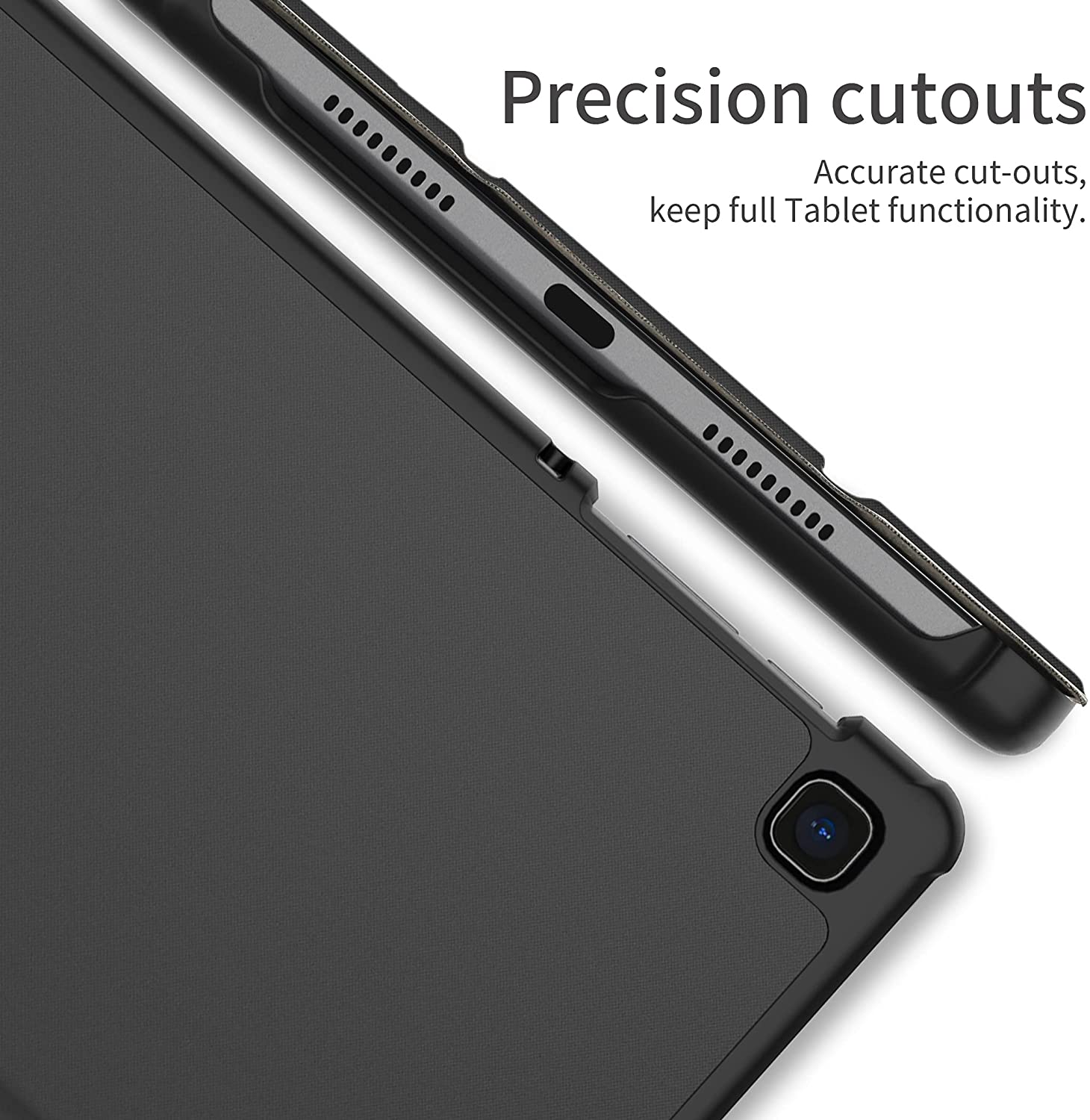 CACOE Case and Tempered Glass Compatible with Samsung Galaxy Tab A7 Lite